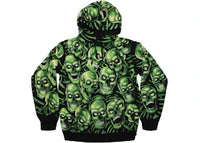Supreme Skull Pile Hooded Sweatshirt Green