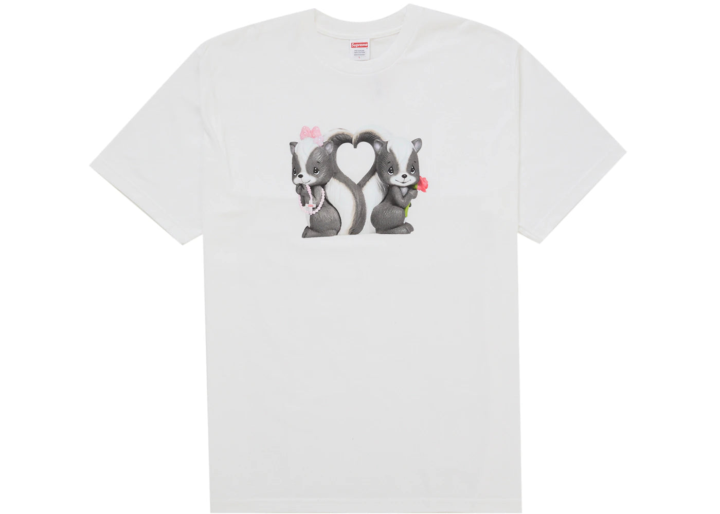 Supreme Skunk Tee White - vue 360