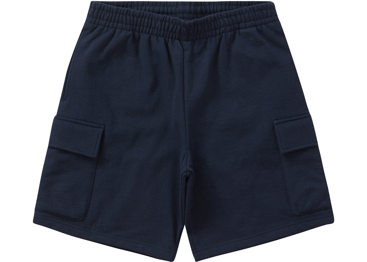 Supreme Small Box Baggy Cargo Sweatshort Navy - vue secondaire A
