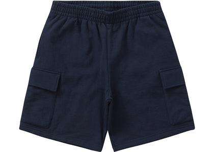 Supreme Small Box Baggy Cargo Sweatshort Navy - product view 2