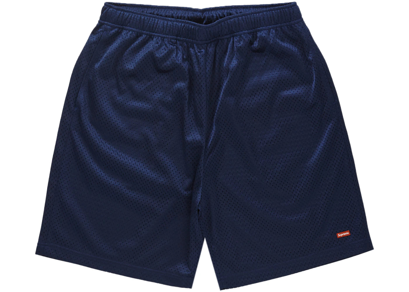 Supreme Small Box Baggy Mesh Short Navy - vue secondaire A