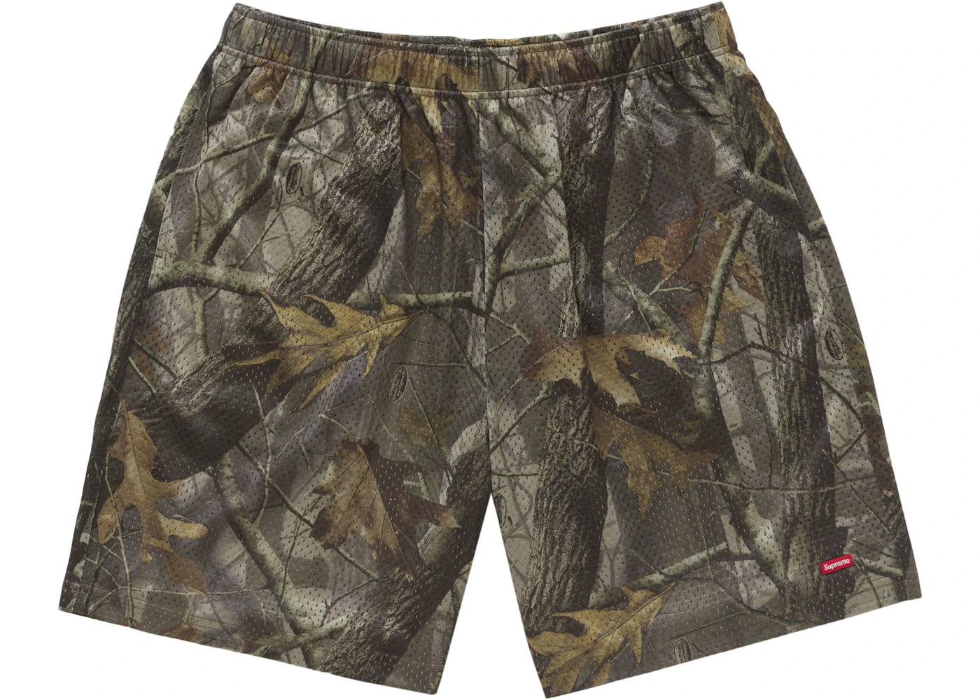 Supreme Small Box Baggy Mesh Short (SS25) Realtree Hardwoods Camo - vue secondaire A