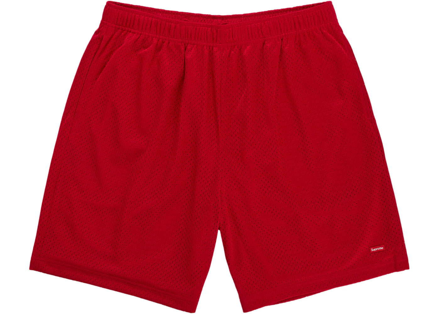 Supreme Small Box Baggy Mesh Short (SS26) Red - vue secondaire A