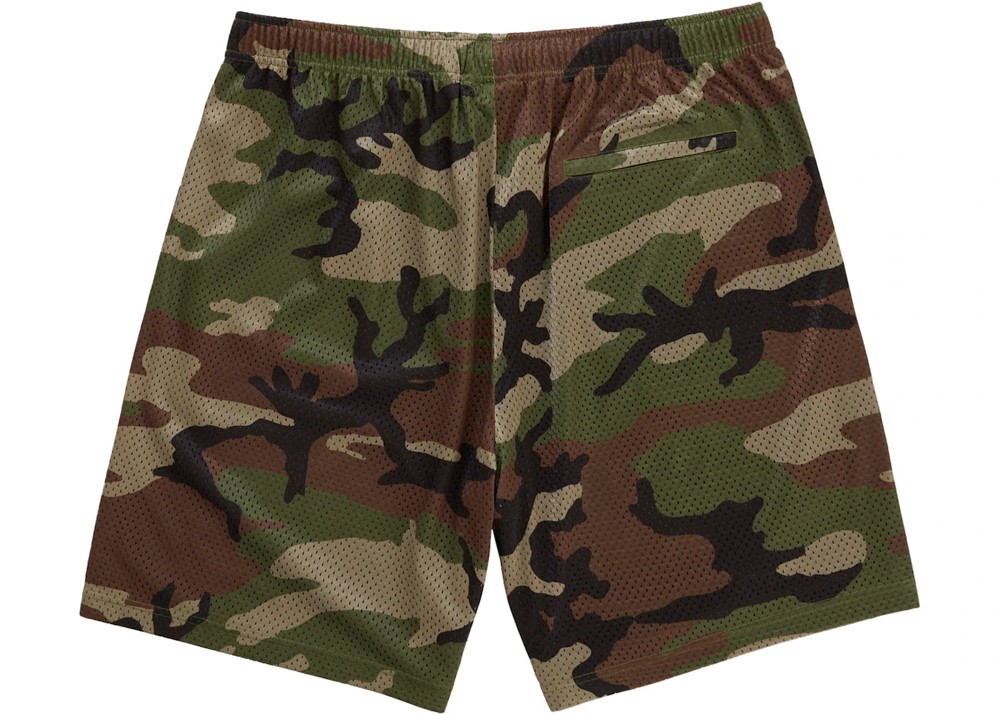 Supreme Small Box Baggy Mesh Short (SS26) Woodland Camo - vue secondaire B