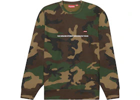 Supreme Small Box Crewneck (Brooklyn Shop Exclusive) Woodland Camo - vue 360