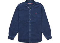 Supreme Small Box Denim Shirt (FW25) Dark Indigo