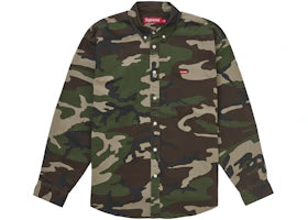 Supreme Small Box Denim Shirt (FW25) Woodland Camo