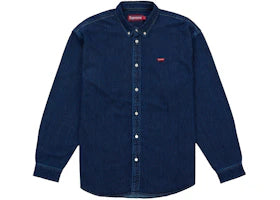 Supreme Small Box Denim Shirt (SS26) Indigo - vue 360