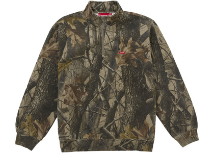 Supreme Small Box Half Zip Pullover Realtree Hardwoods Camo - authentic Supreme product