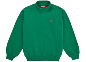 Supreme Small Box Half Zip Pullover (SS26) Green - vue 360
