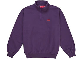 Supreme Small Box Half Zip Pullover (SS26) Purple