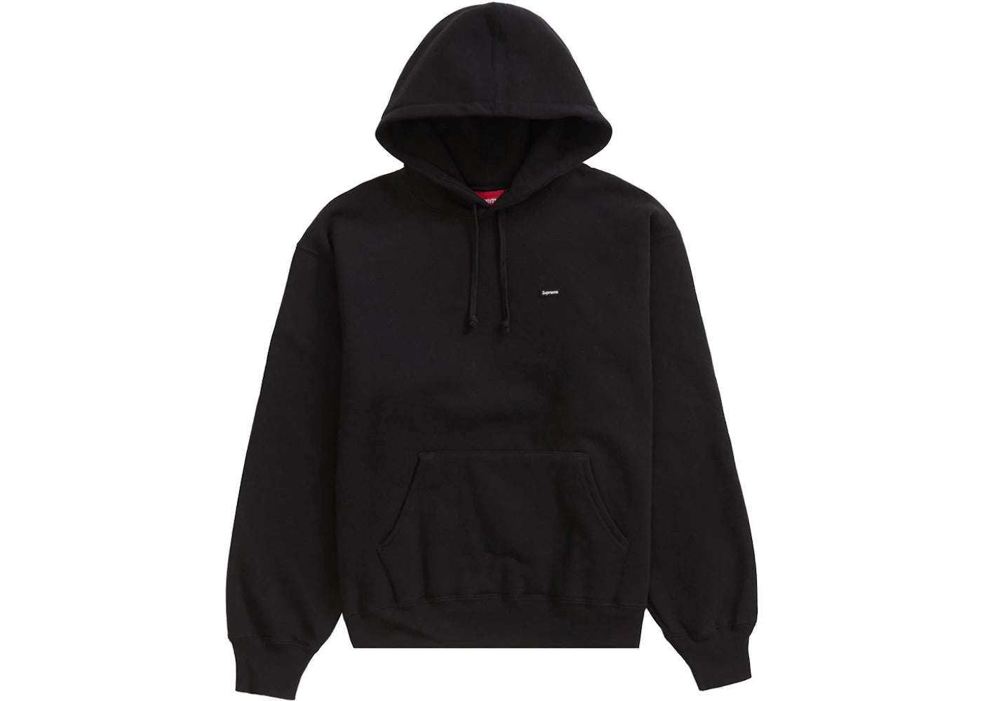 Supreme Small Box Hooded Sweatshirt (SS24) Black - vue 360