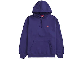 Supreme Small Box Hooded Sweatshirt (SS24) Washed Navy