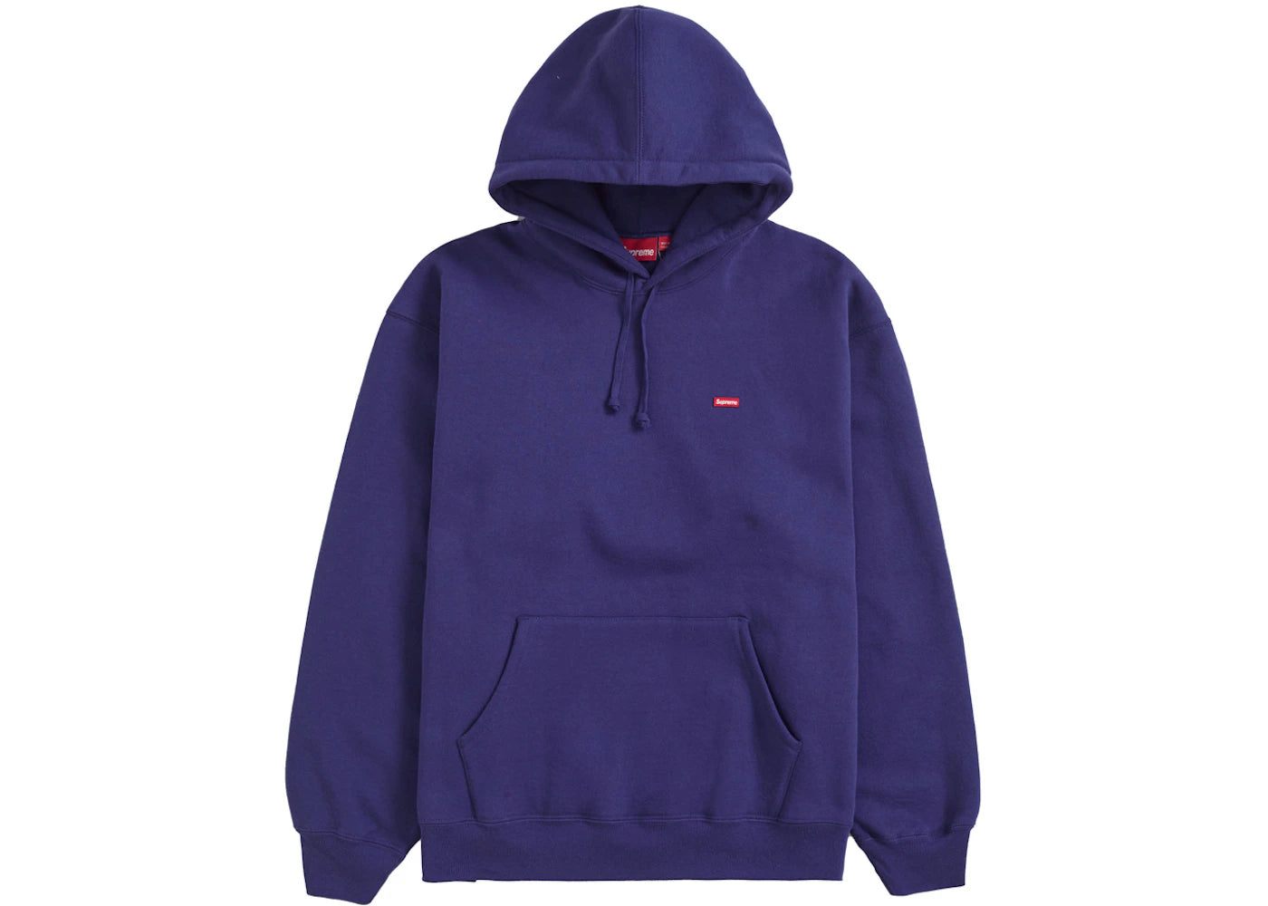 Supreme Small Box Hooded Sweatshirt (SS24) Washed Navy - vue secondaire A