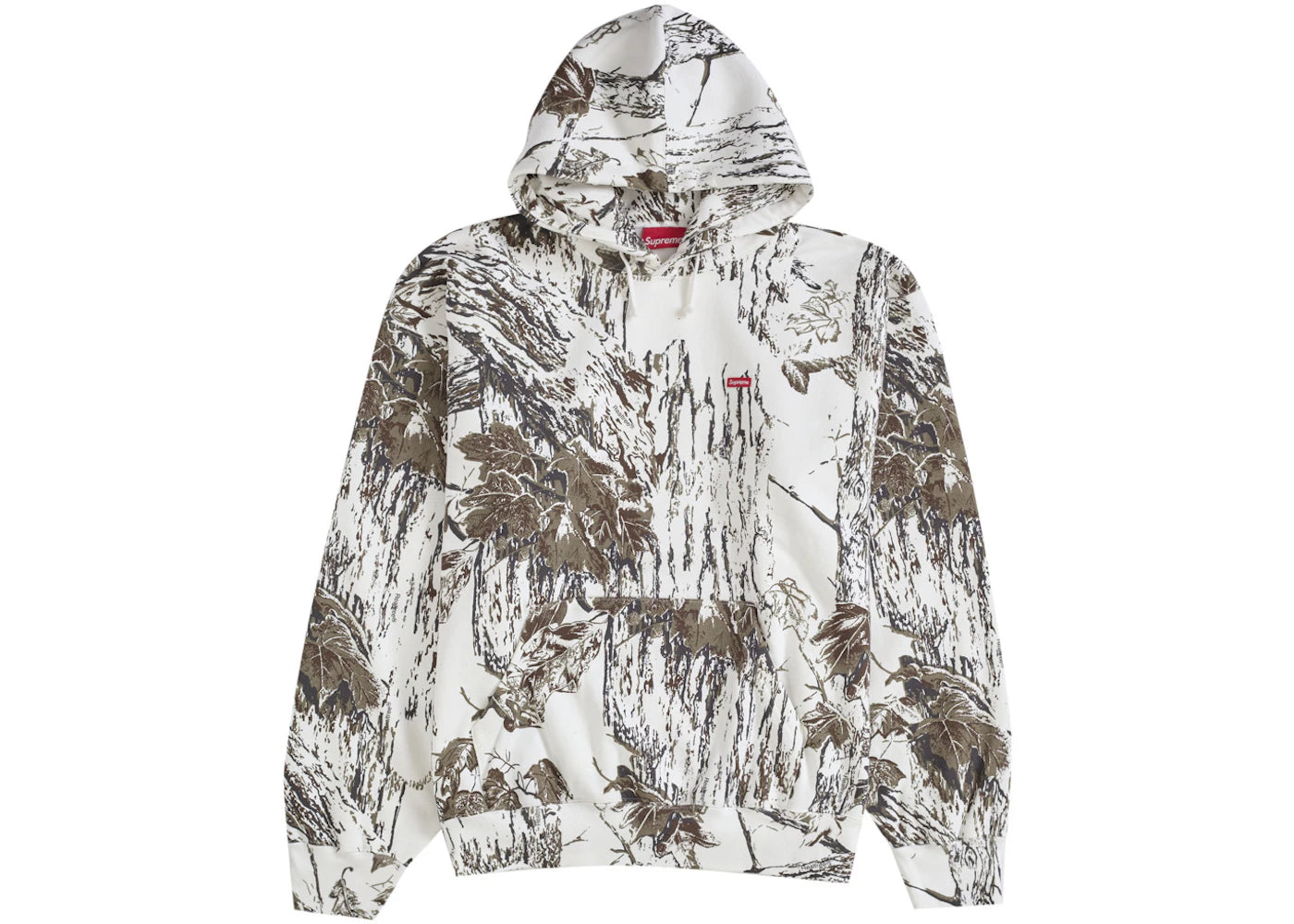 Supreme Small Box Hooded Sweatshirt (SS24) Snow Camo - vue 360