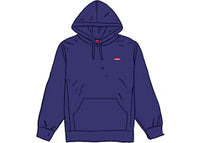 Supreme Small Box Hooded Sweatshirt Washed Navy