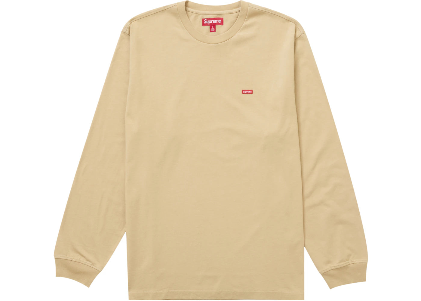 Supreme Small Box L/S Tee (FW24) Dark Tan - vue 360