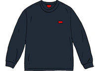 Supreme Small Box L/S Tee (SS21) Navy