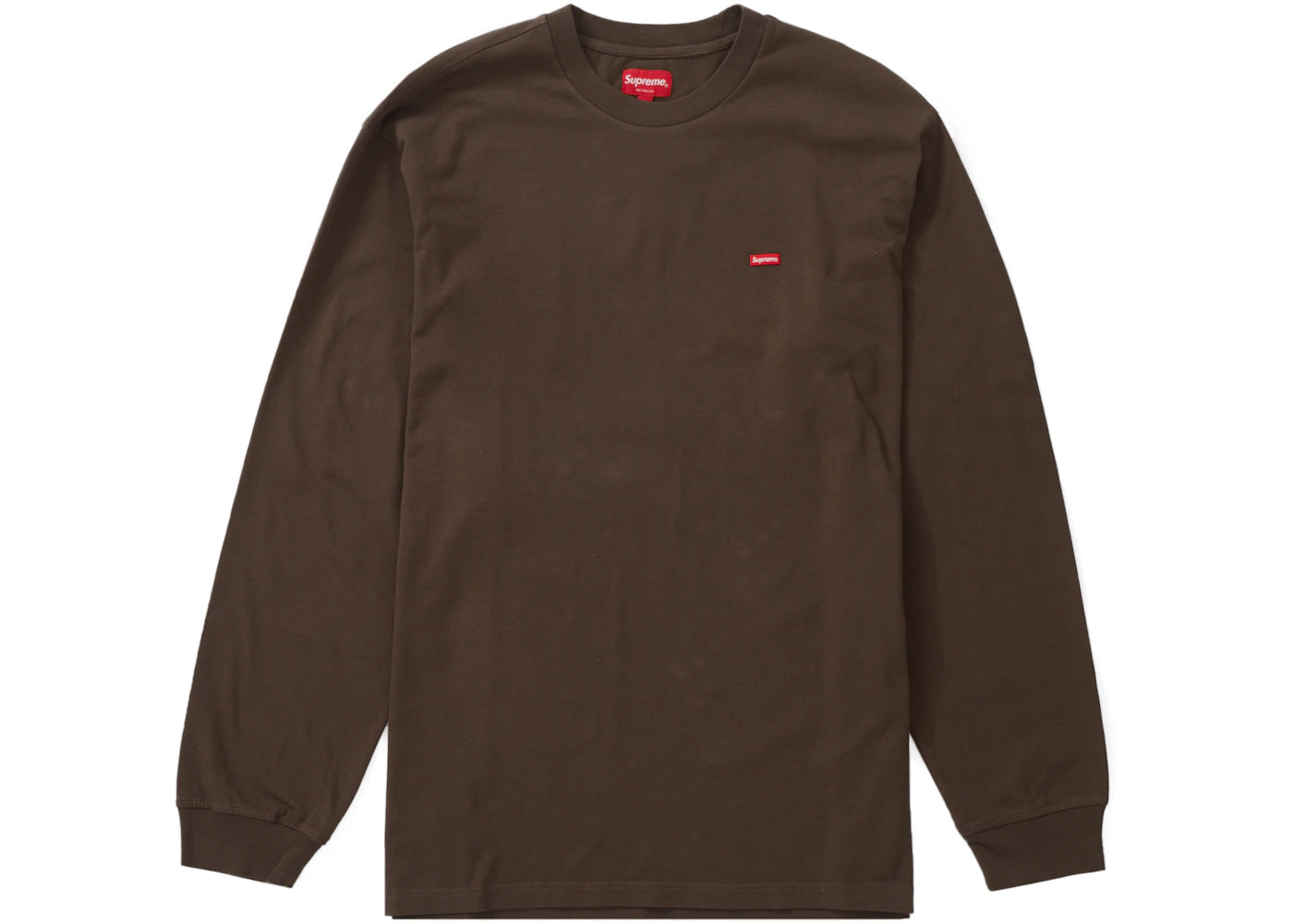 Supreme Small Box L/S Tee (SS23) Brown - vue 360