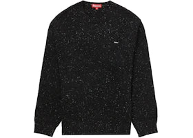 Supreme Small Box Speckle Sweater Black - vue 360