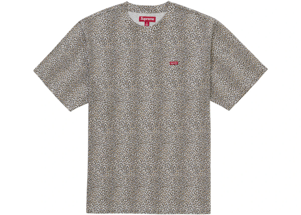 Supreme Small Box Tee (FW25) Leopard - vue 360