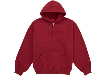 Supreme Small Box Zip Up Sweatshirt (SS26) Dark Red - authentic Supreme apparel