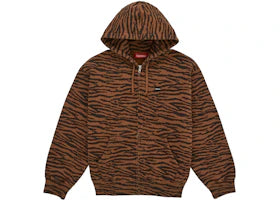 Supreme Small Box Zip Up Sweatshirt (SS26) Tiger - authentic Supreme apparel