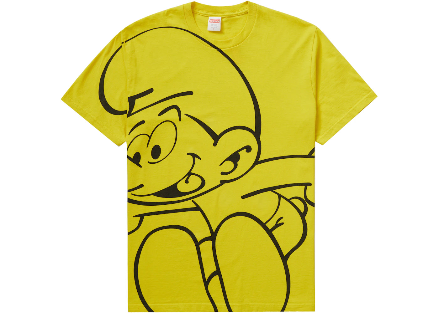 Supreme Smurfs Tee Yellow - vue 360