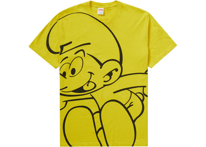 Supreme Smurfs Tee Yellow - authentic Supreme product