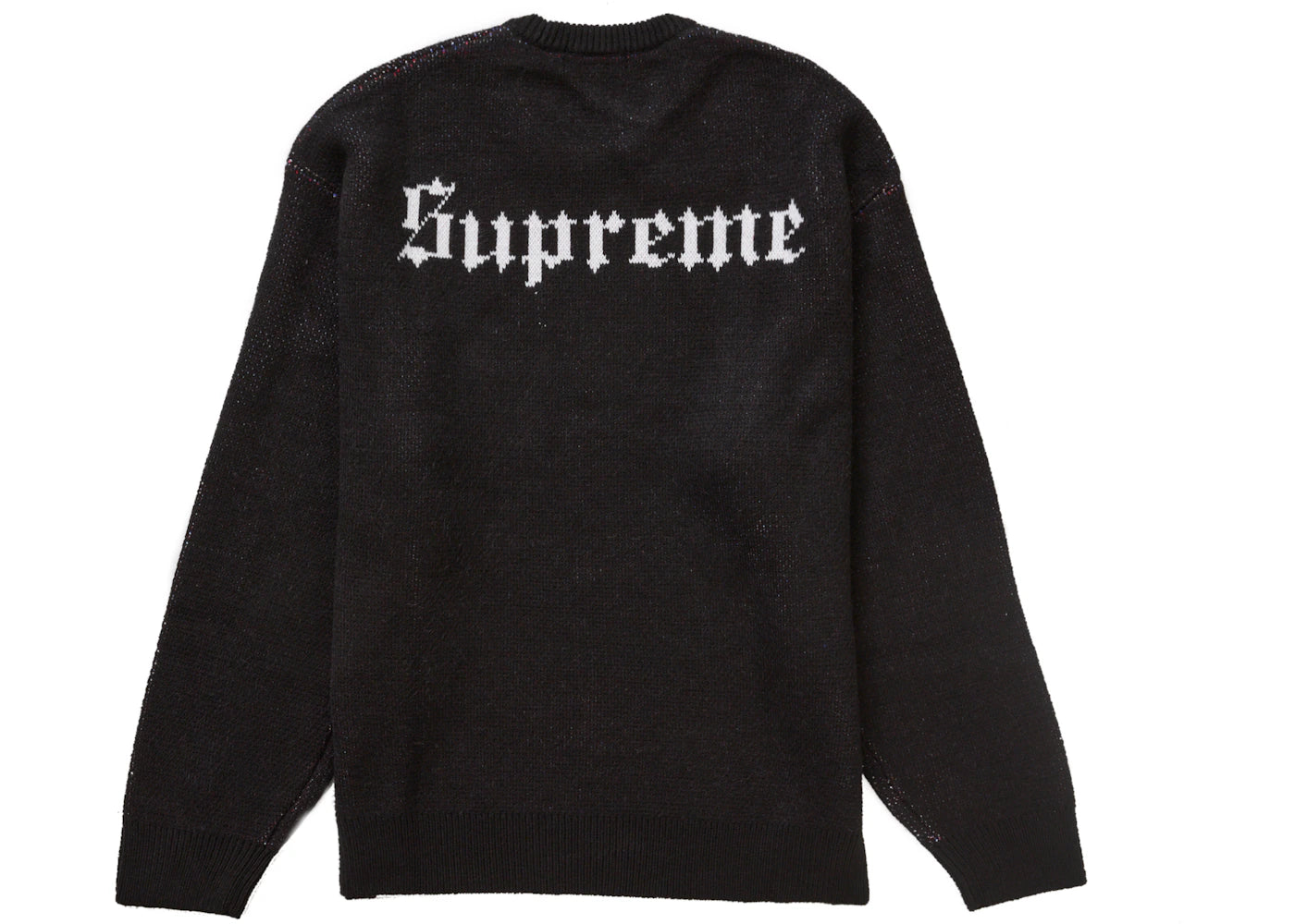 Supreme Snow White Sweater Black - vue secondaire B