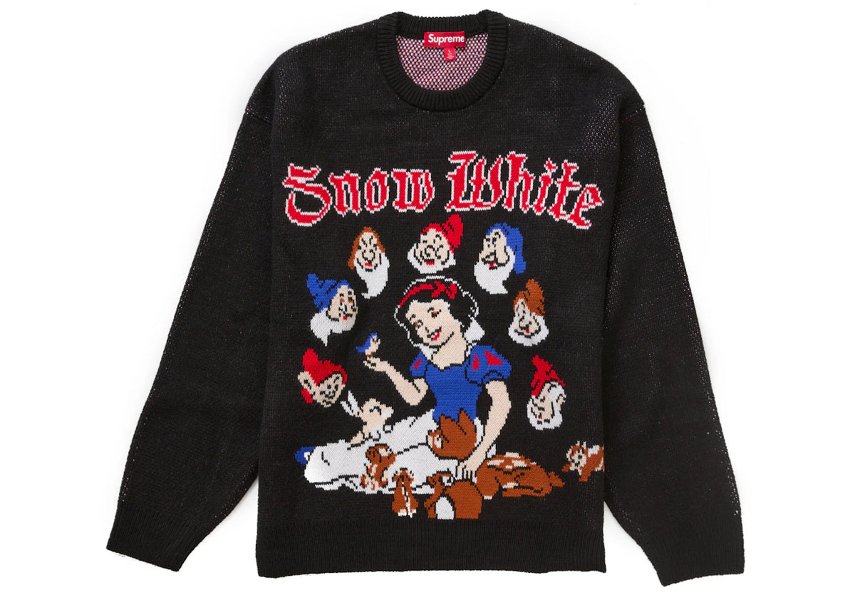 Supreme Snow White Sweater Black - vue secondaire A