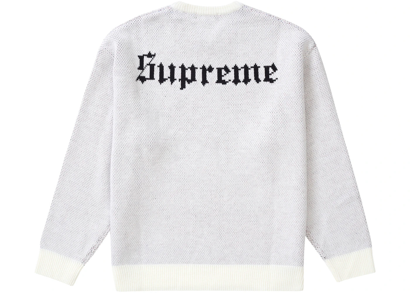 Supreme Snow White Sweater White - vue secondaire B