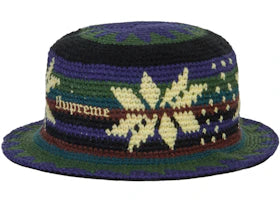 Supreme Snowflake Crochet Crusher Green - vue 360