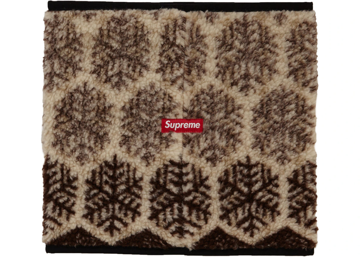 Supreme Snowflake Neck Gaiter Tan - vue secondaire B