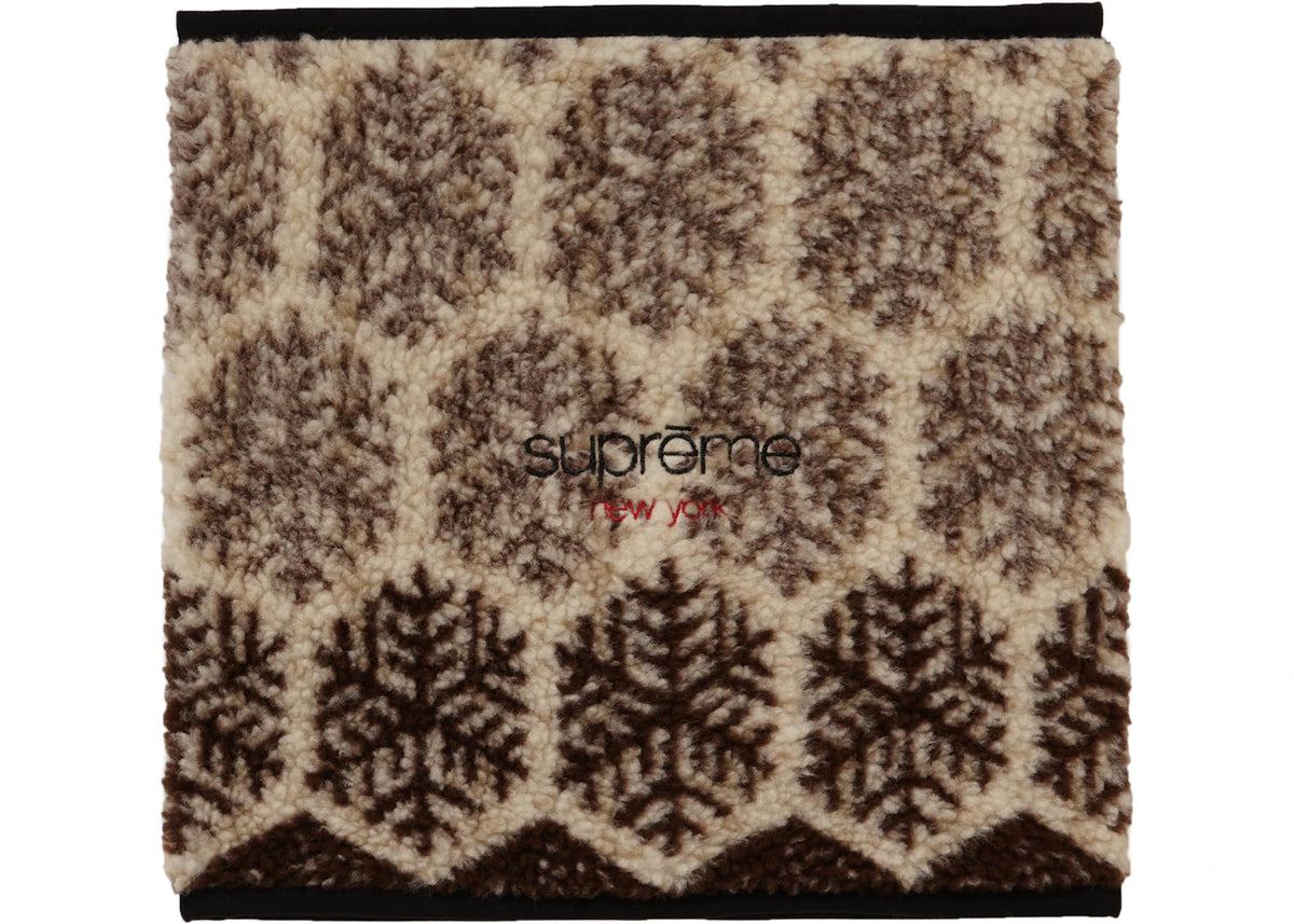 Supreme Snowflake Neck Gaiter Tan - vue secondaire A