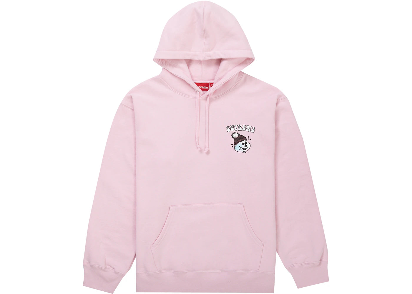 Supreme Snowman Hooded Sweatshirt Light Pink - vue secondaire B