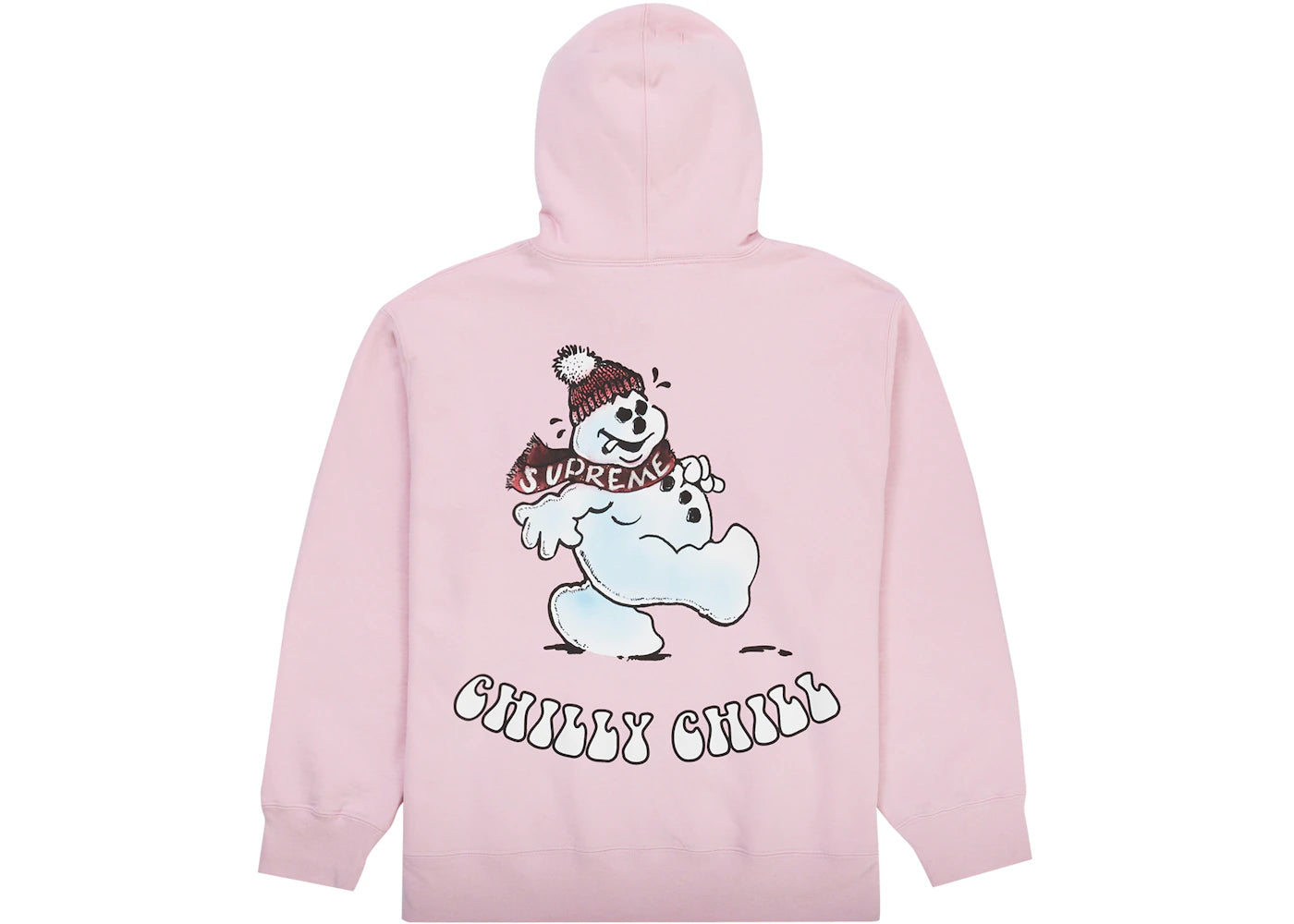 Supreme Snowman Hooded Sweatshirt Light Pink - vue secondaire A