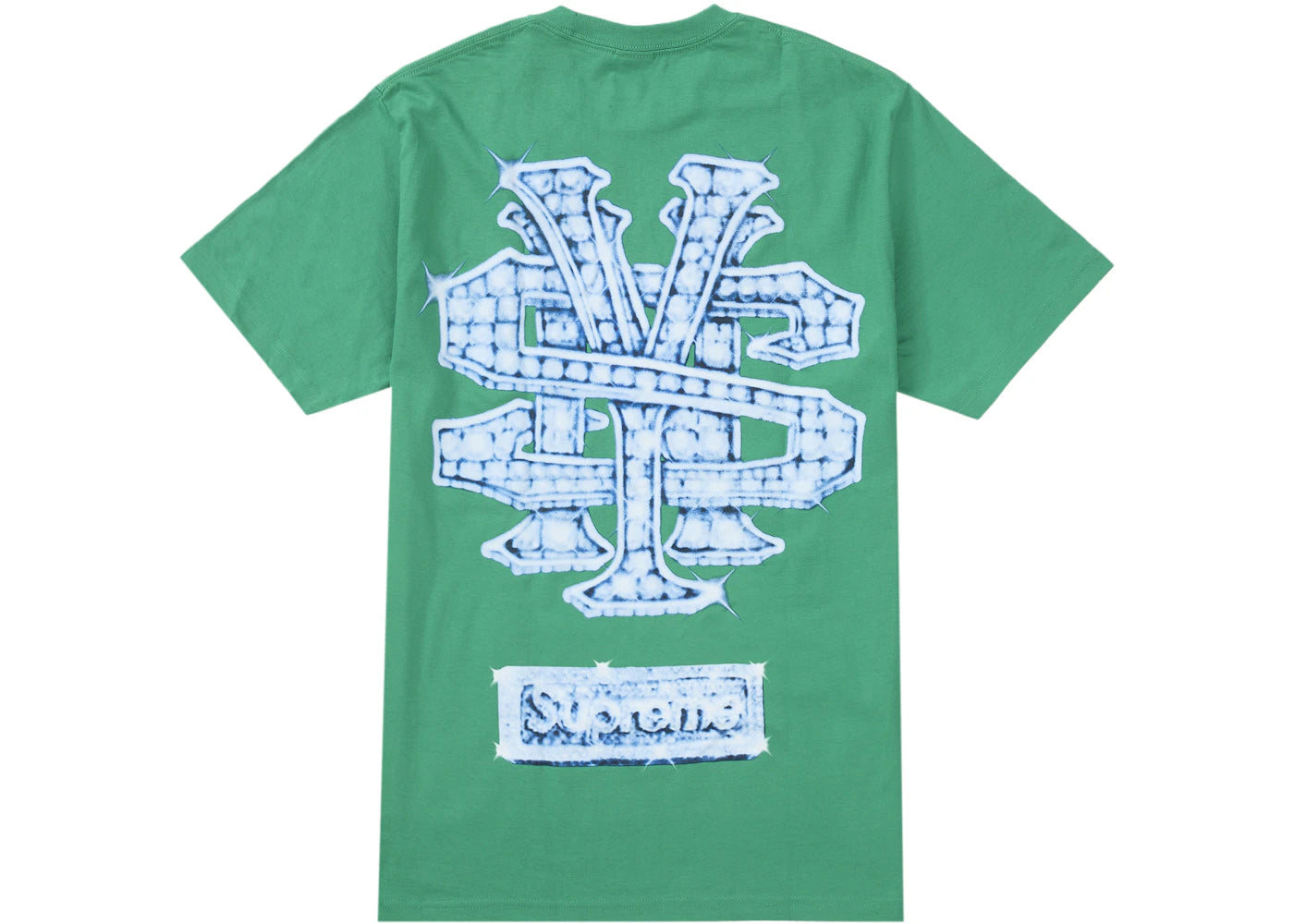 Supreme Snowman Tee Green - vue secondaire A