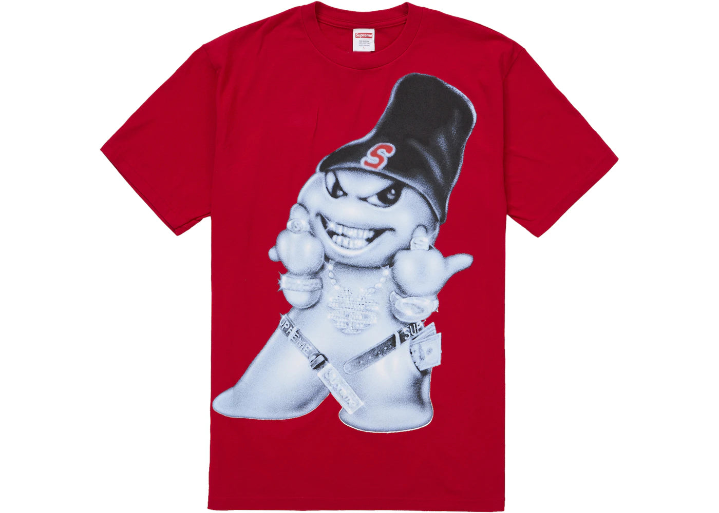 Supreme Snowman Tee Red - vue secondaire A