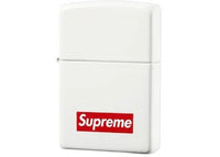 Supreme Solid Zippo White
