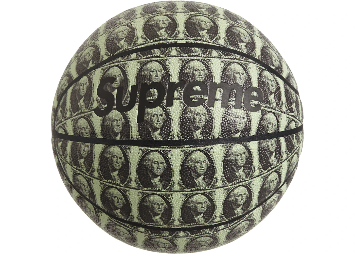 Supreme Spalding Washington Basketball Pale Mint - vue 360