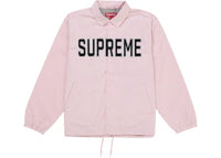Supreme Spellout Coaches Jacket Pink