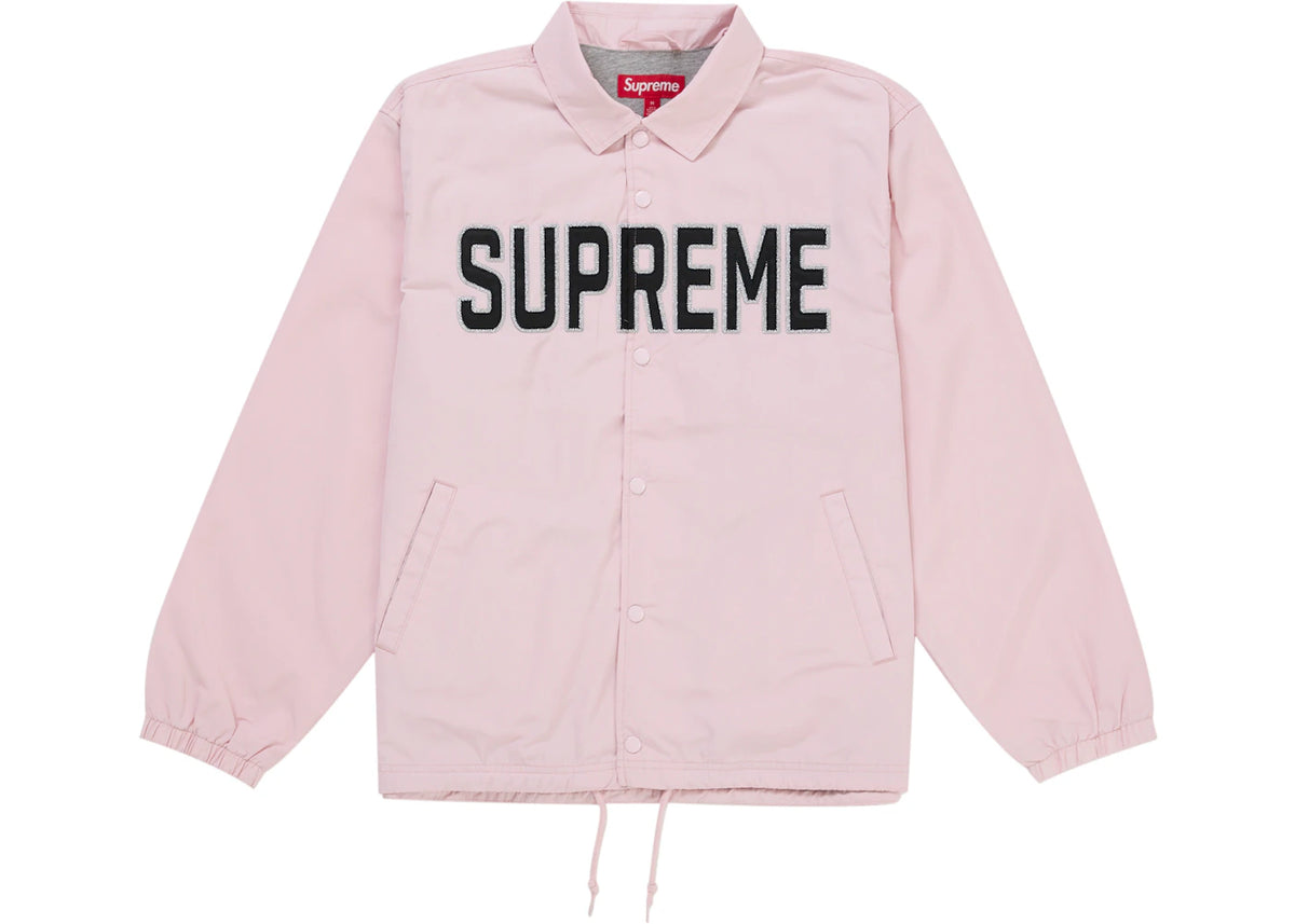Supreme Spellout Coaches Jacket Pink - vue 360