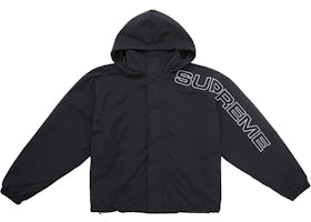 Supreme Spellout Embroidered Track Jacket (FW24) Black