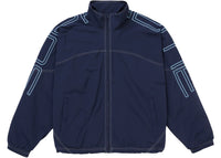 Supreme Spellout Embroidered Track Jacket (SS25) Navy