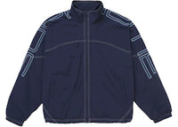 Supreme Spellout Embroidered Track Jacket (SS25) Navy