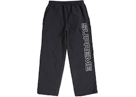 Supreme Spellout Embroidered Track Pant (FW24) Black