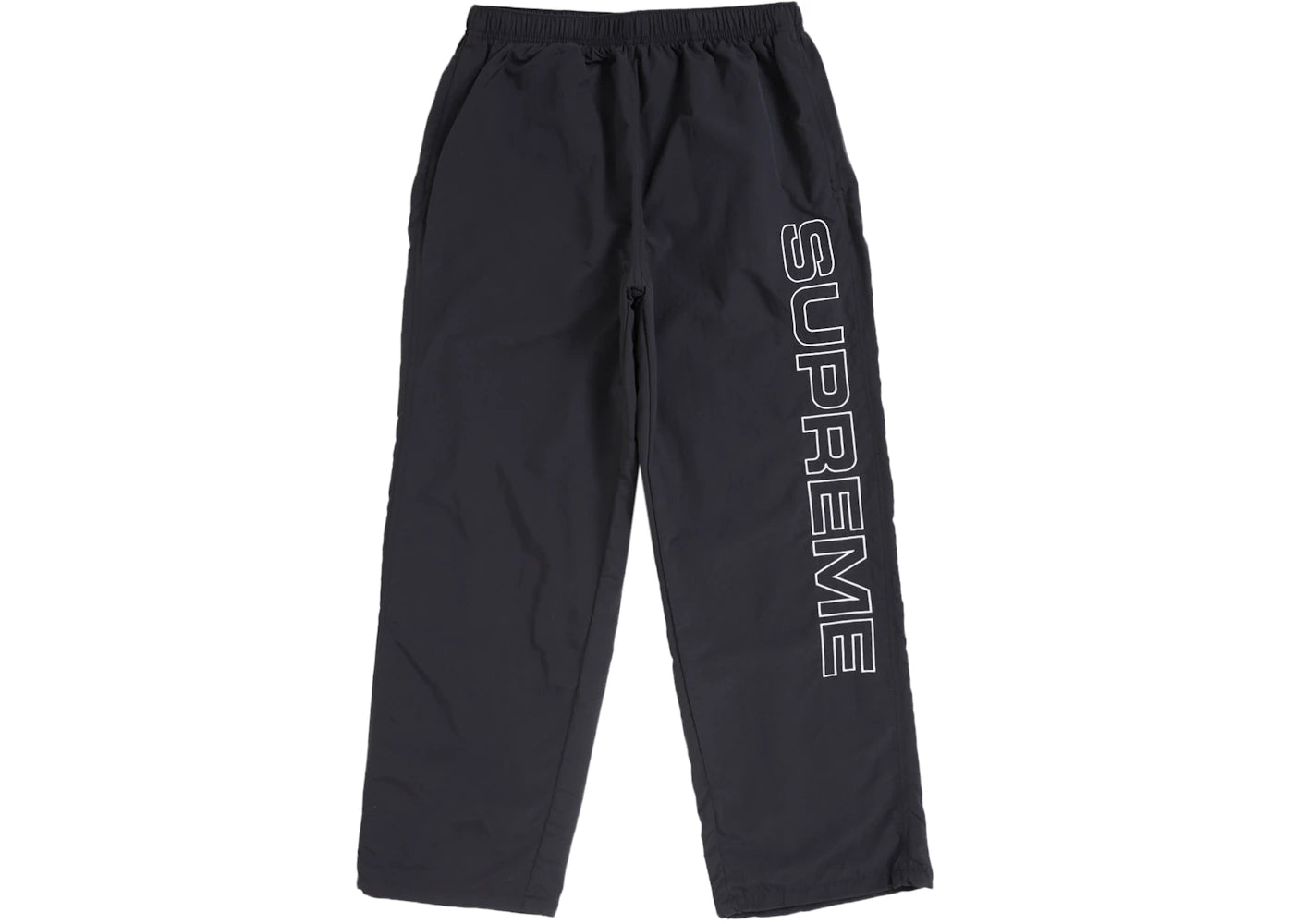 Supreme Spellout Embroidered Track Pant (FW24) Black - vue secondaire A