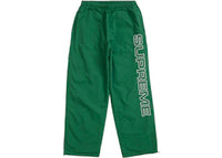 Supreme Spellout Embroidered Track Pant (FW24) Dark Green
