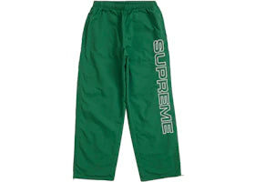 Supreme Spellout Embroidered Track Pant (FW24) Dark Green